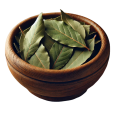 bay leaf in bowl