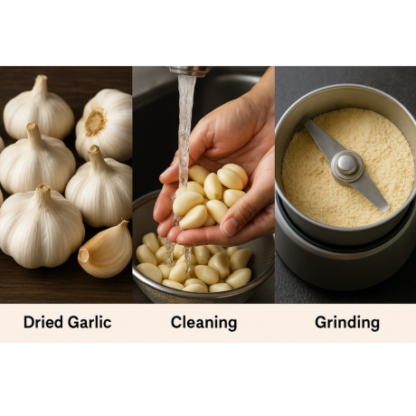 garlic powder process